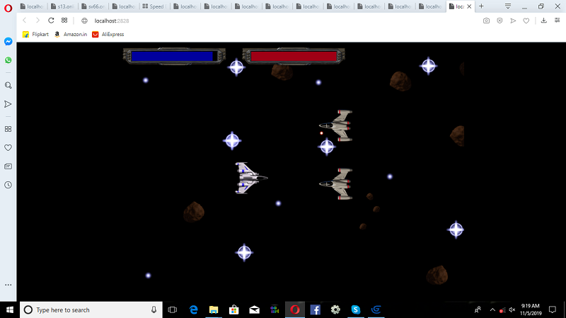 2D Air Force Combat Game Using gdevelop Engine